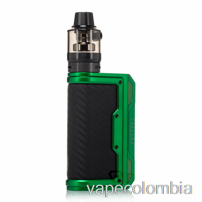 Vape Recargable Perdido Vape Thelema Quest 200w Kit De Inicio Verde Esmeralda / Fibra De Carbono